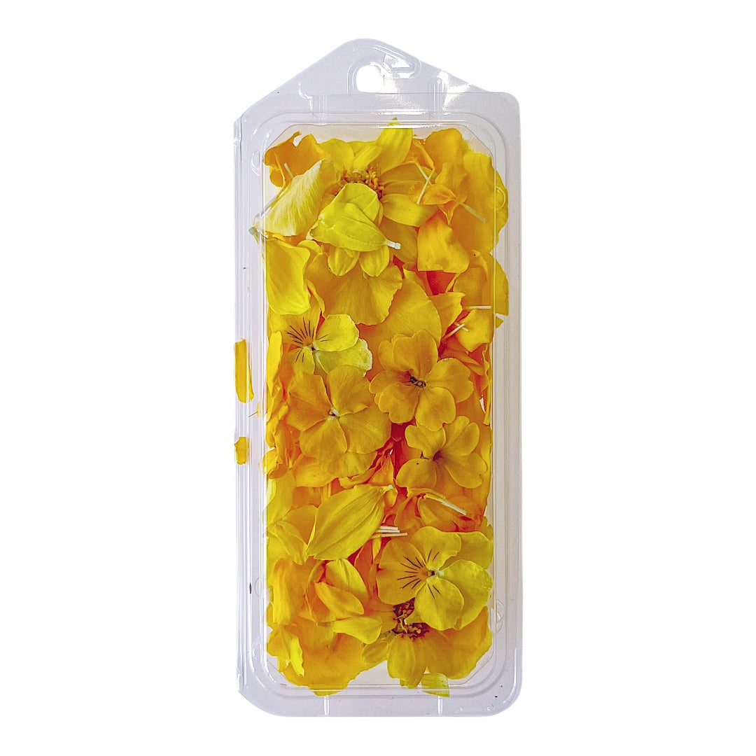 250ml Pack of Yellow Freeze Dried Edible Flowerfetti