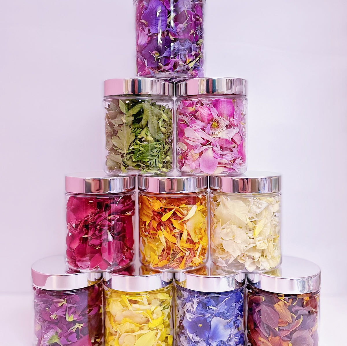 FLOWERFETTI FANTASY® - 11 Jars of Freeze Dried Edible Flower Confetti