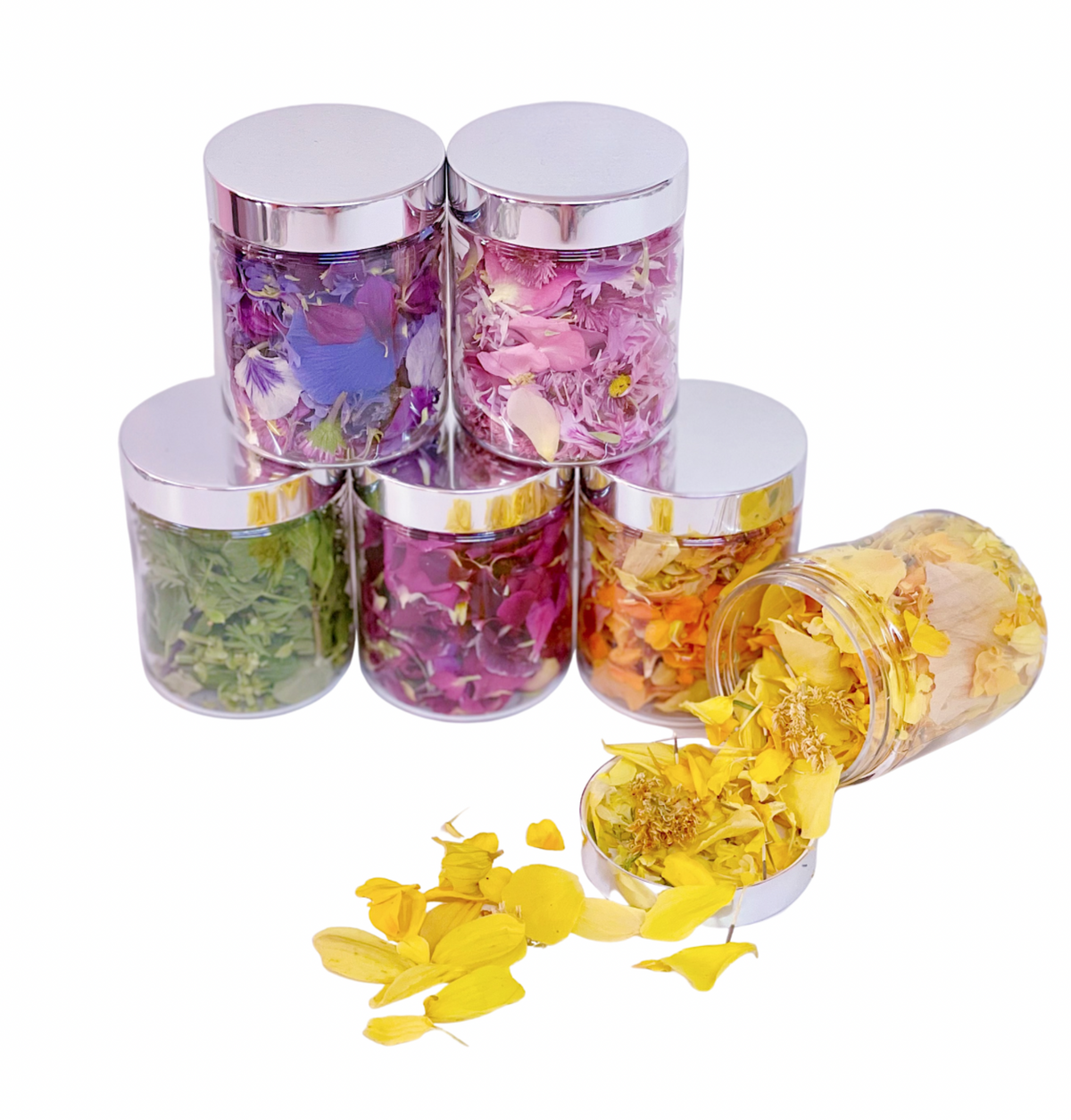 FLOWERFETTI FANTASY® - 11 Jars of Freeze Dried Edible Flower Confetti