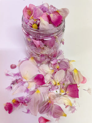 Chocolate Dream Flowerfetti®- Dried Edible Flower Confetti by Bloomish -  Bloomish by Simply Rose Petals