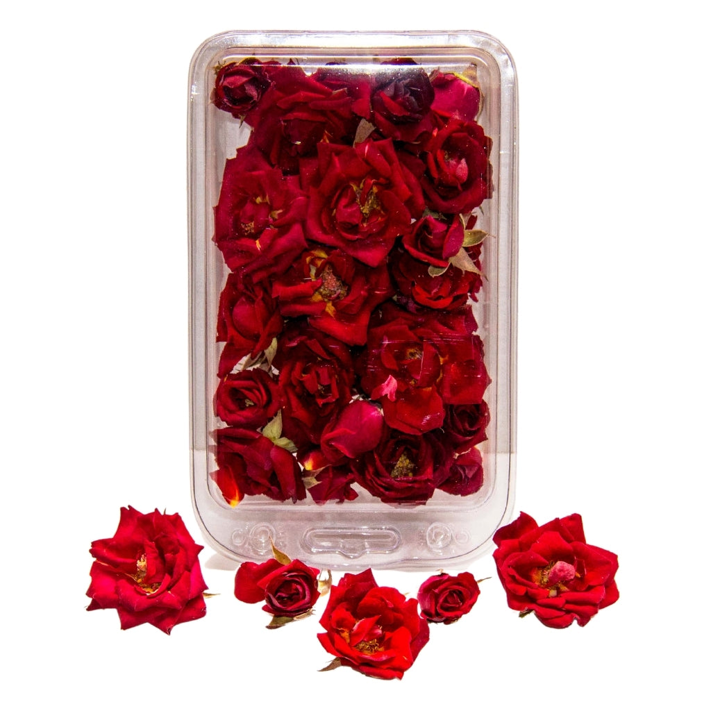 Red Miniature Edible Roses - Freeze Dried Edible Roses and Flowers ...